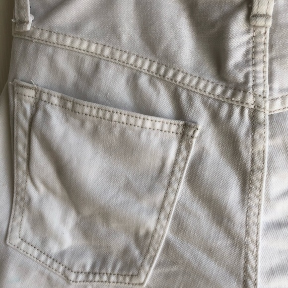 Free People High Rise Raw Hem Jean Shorts - Picture 10 of 13